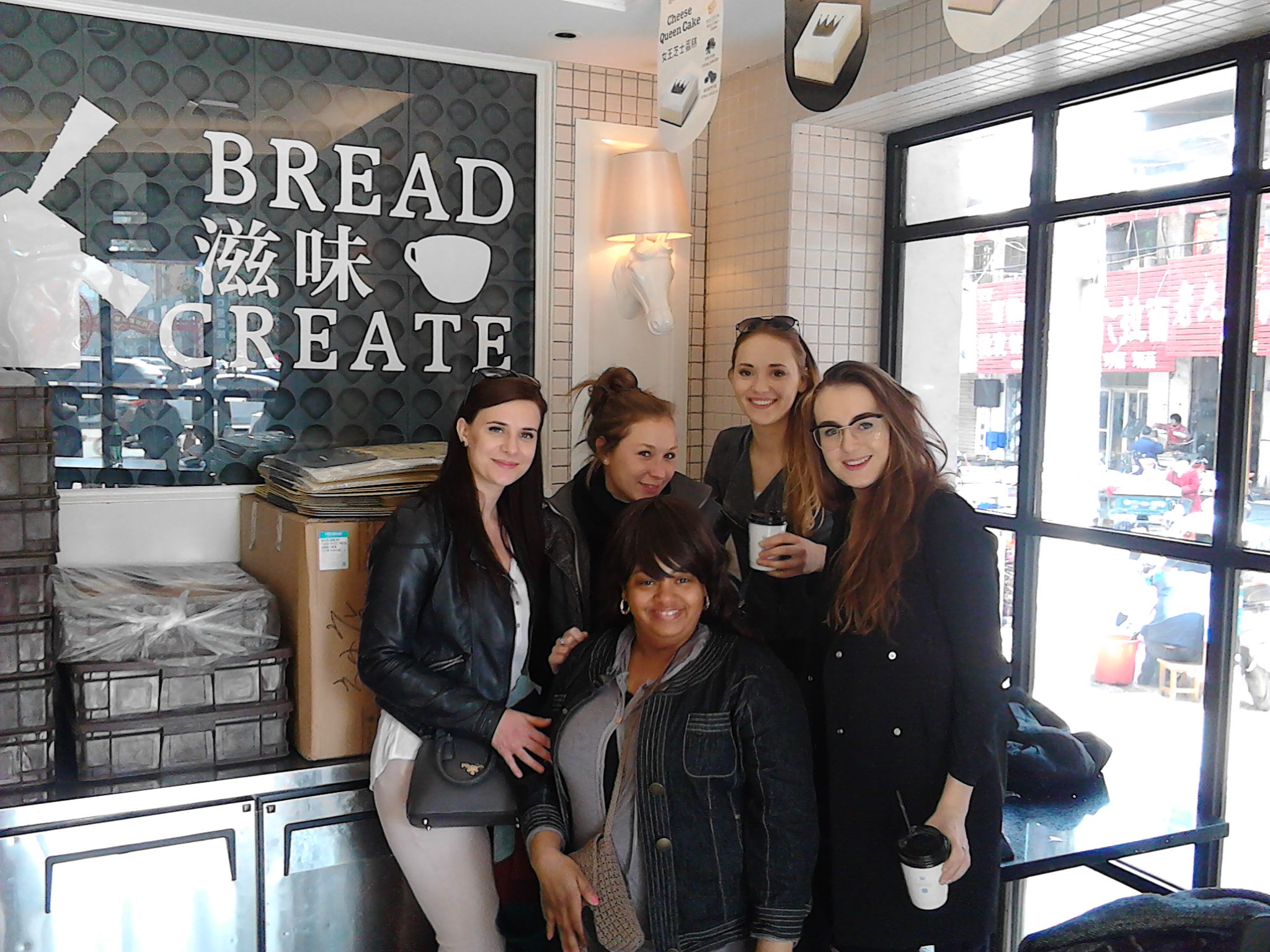 Paulina, Wiktoria, Agneska, Nicole és én